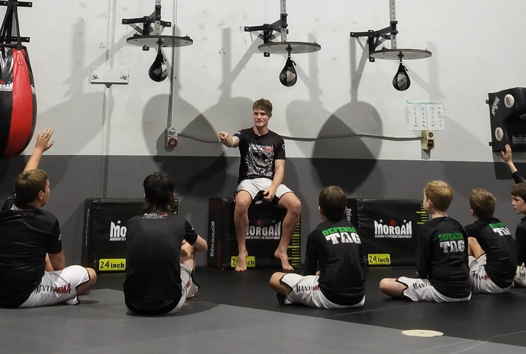 Junior Mantis training at Mantis MMA